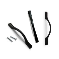 Maner metalic negru 96 mm (40 bucati) Maner metalic negru 96 mm (40 bucati)